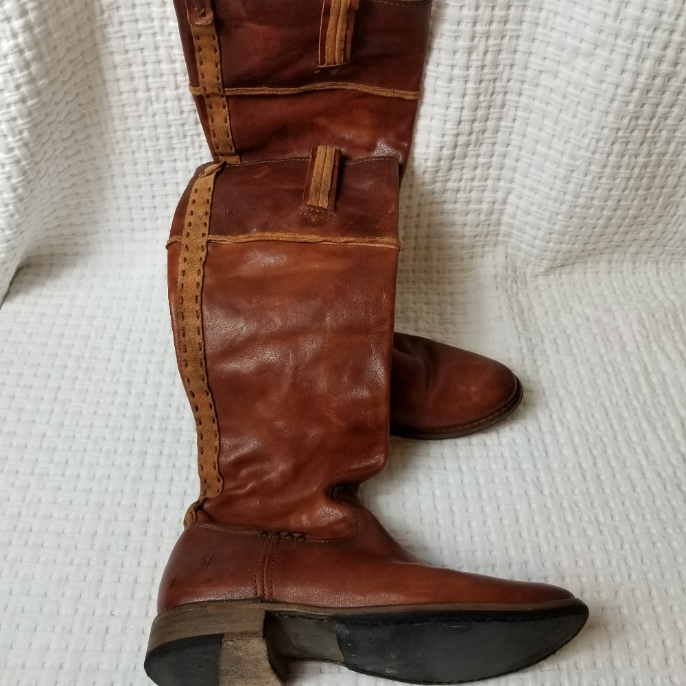 Frye Leather Tall Riding Boots